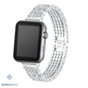Diamante Crystal Bracelet Watch Band for Apple - Silver / 42mm or 44mm