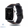 Hamilton Carbon Fiber Leather Watch Band for Apple