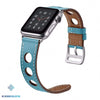 Leather Rally Apple Watch Band - Blue / 42mm or 44mm