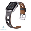 Leather Rally Apple Watch Band - Gray / 42mm or 44mm