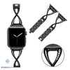 Marbella Diamond Link Band for Apple Watch with Case Cover and Screen Protector