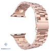 Classic Stainless Steel 3 Link Apple Watch Band - Rose Gold / 38mm or 40mm