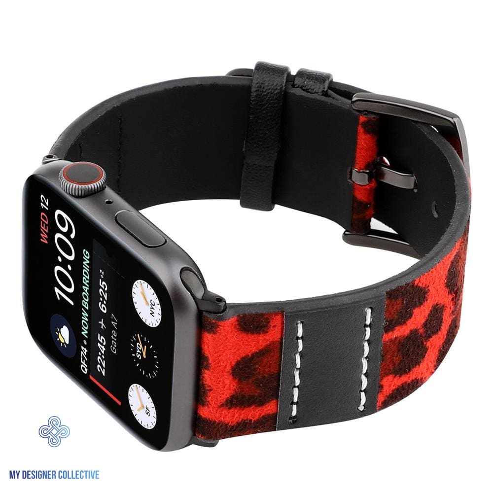 Femme Fatale Leather Leopard Band for Apple Watch