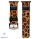 Femme Fatale Leather Leopard Band for Apple Watch - Brown / 42mm or 44mm