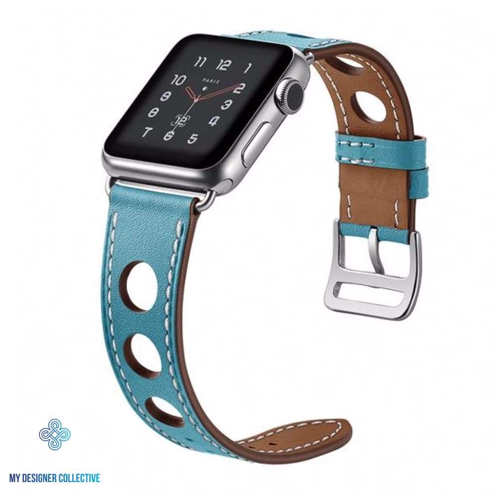Rallye - Bracelet Apple Watch cuir vachette boucle déployante