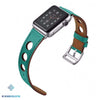 Leather Rally Apple Watch Band - Green Textured / 42mm or 44mm