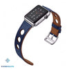 Leather Rally Apple Watch Band - Navy Textured / 42mm or 44mm