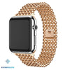 Portobello Stainless Steel Apple Watch Band - Rose Gold / 38mm or 40mm
