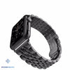 Stainless Steel 7 Link Apple Watch Band - Black / 42mm or 44mm