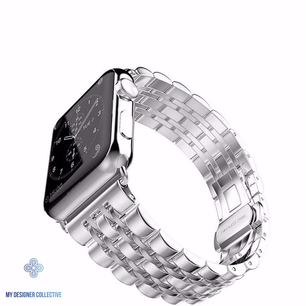 Stainless Steel 7 Link Apple Watch Band